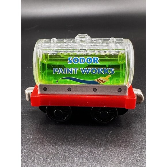 Thomas & Friends Take n Play Along 2004 Vtg Sodor Paint Works Train Shark Car-1 - Picture 4 of 7